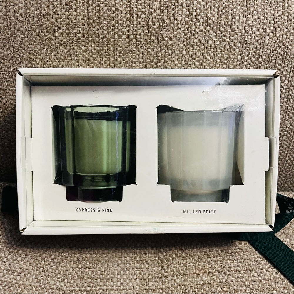 Retired Hearth and Hand 2PC Candle Gift Set